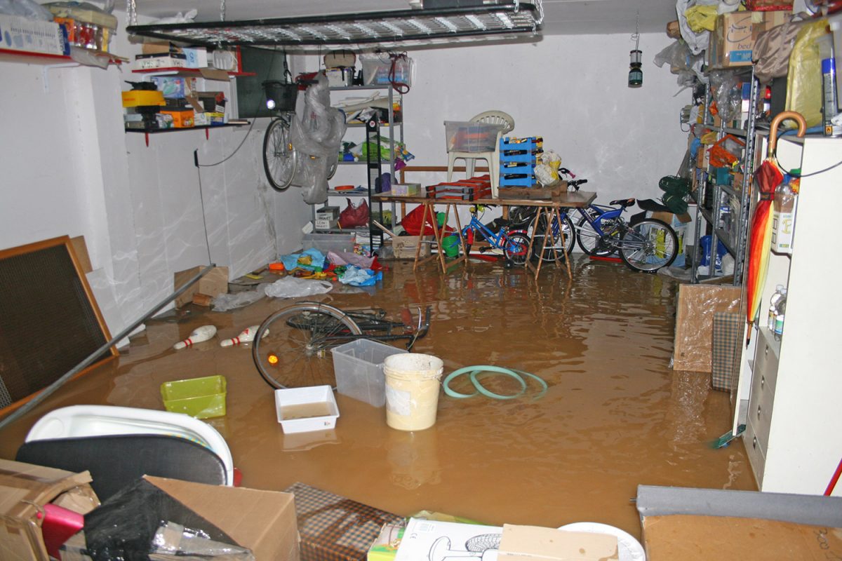 Three categories of water damage compared